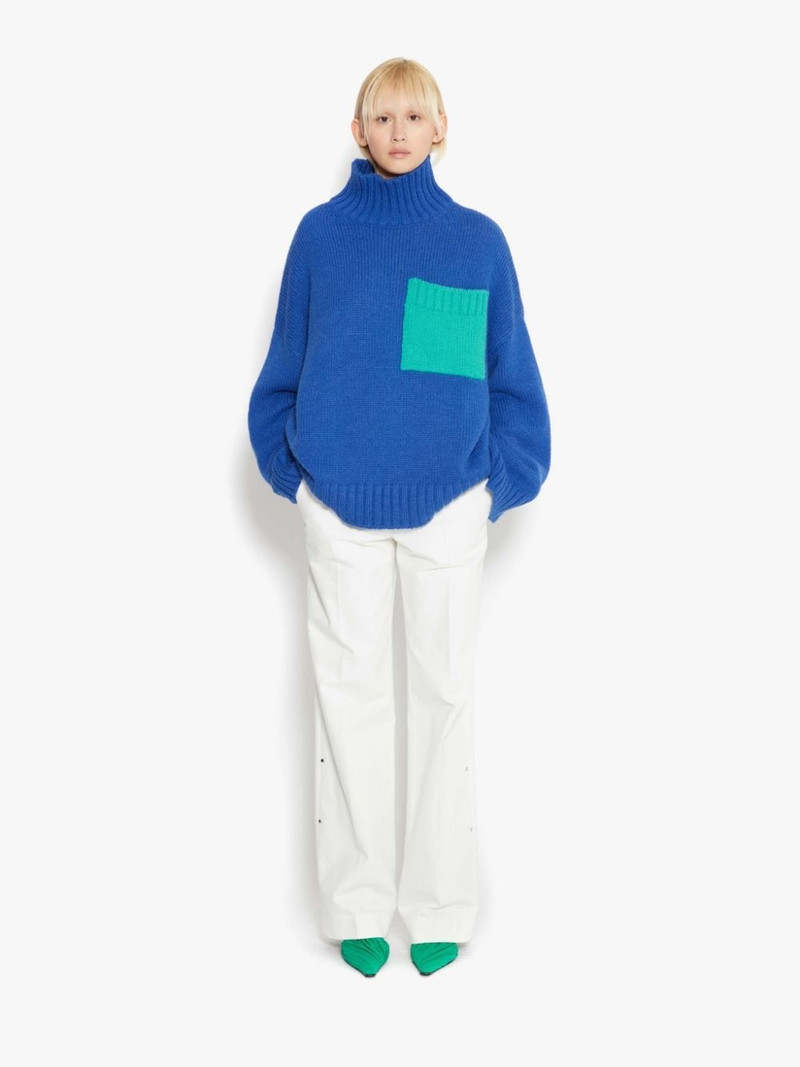 patch-pocket roll neck jumper 5