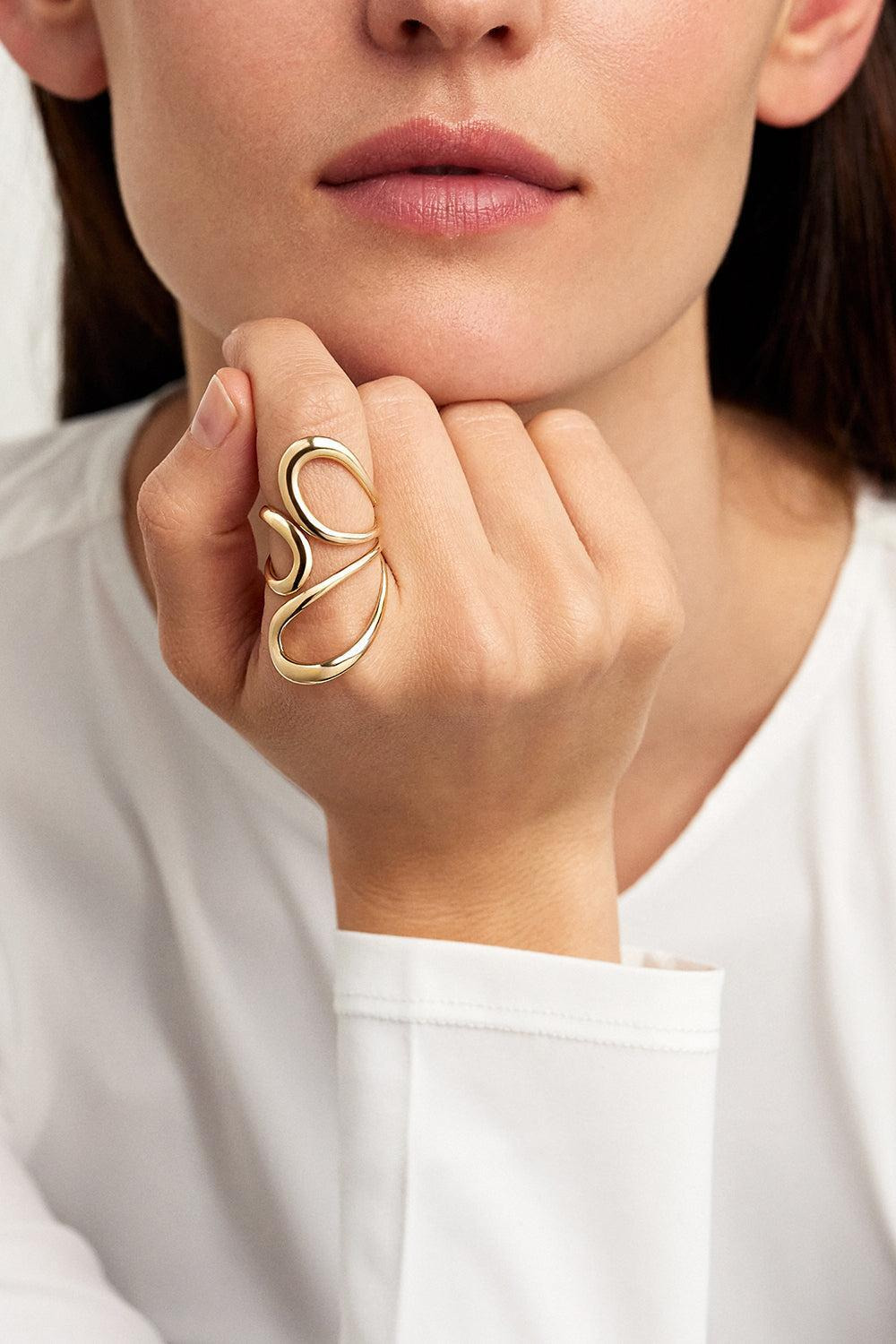 Large Aria Jane Ring - 2