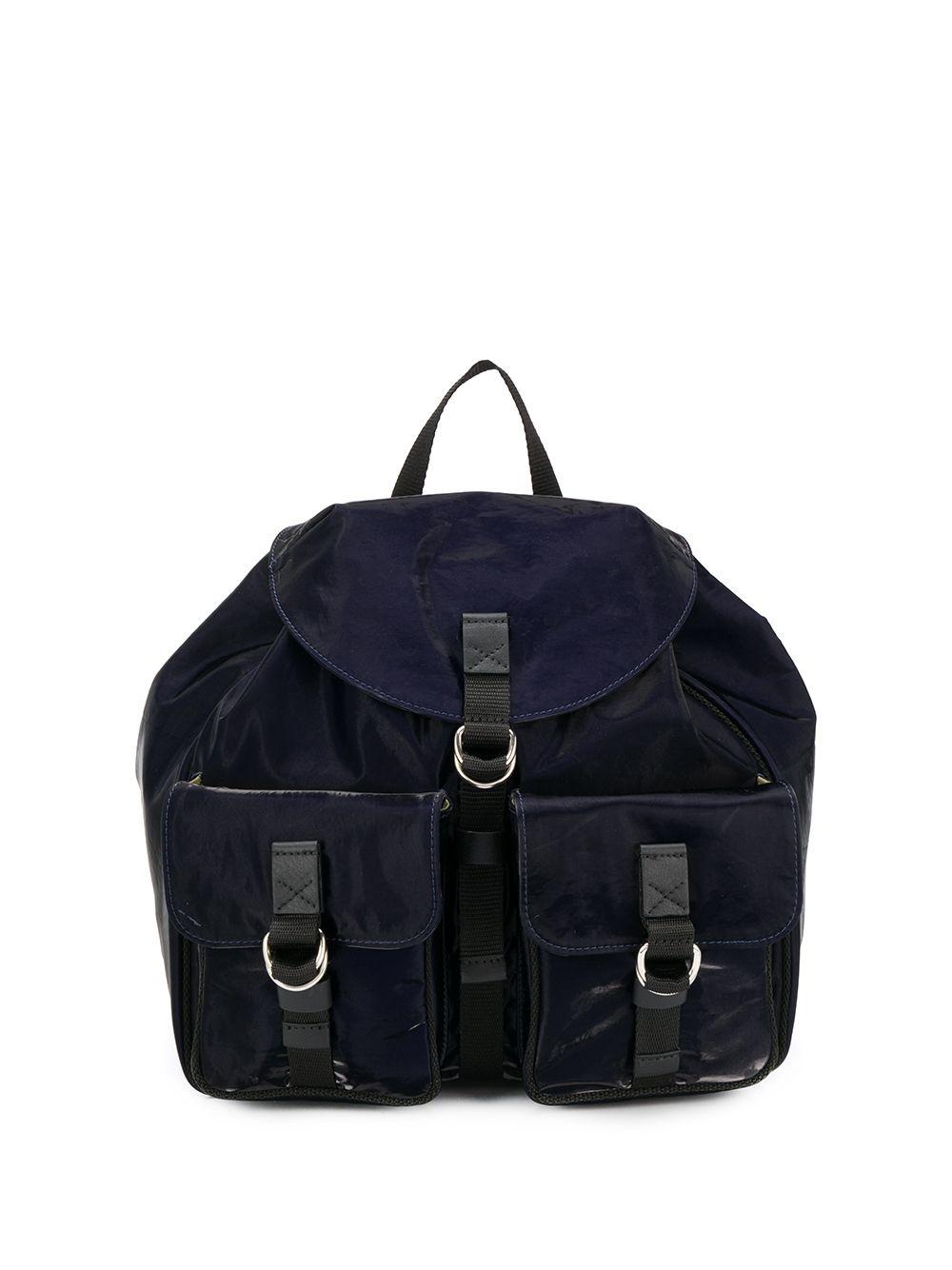 buckled pocket patent backpack - 1