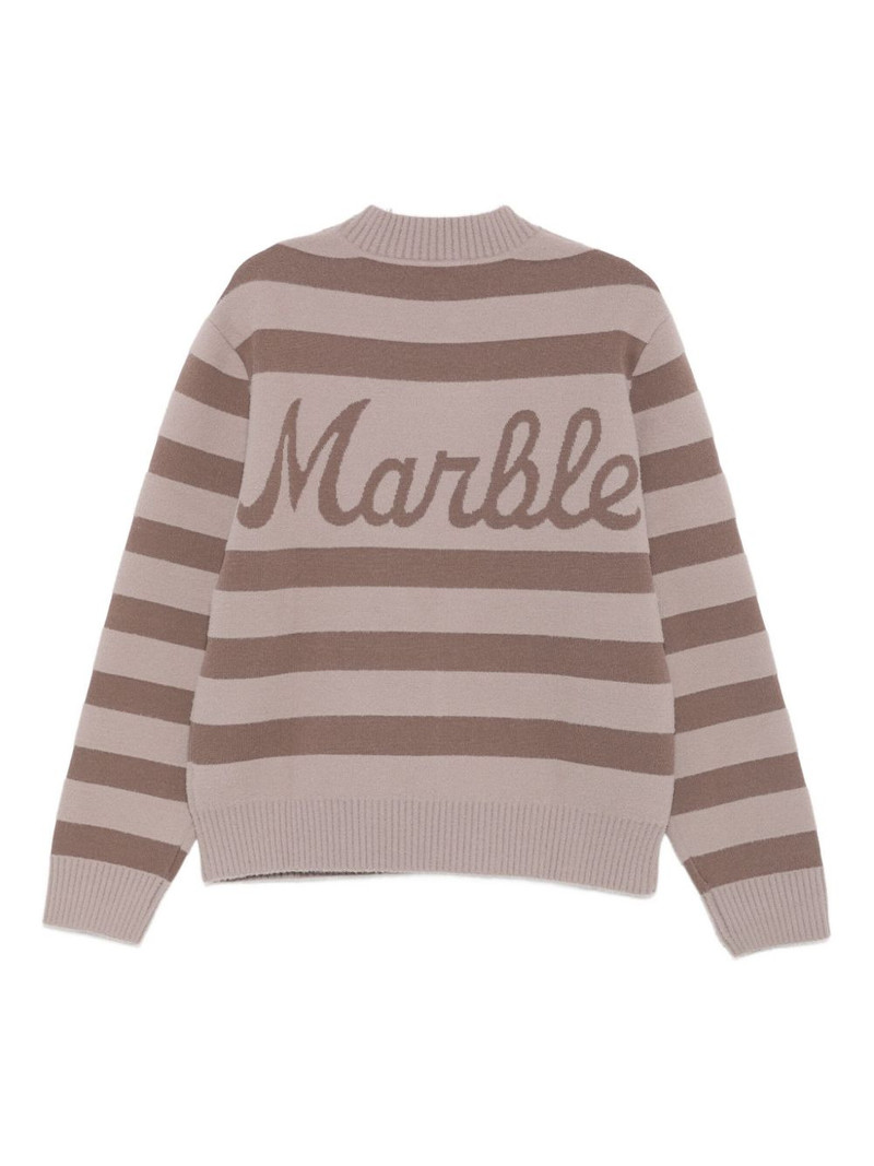 BLUEMARBLE striped crew-neck sweater outlook