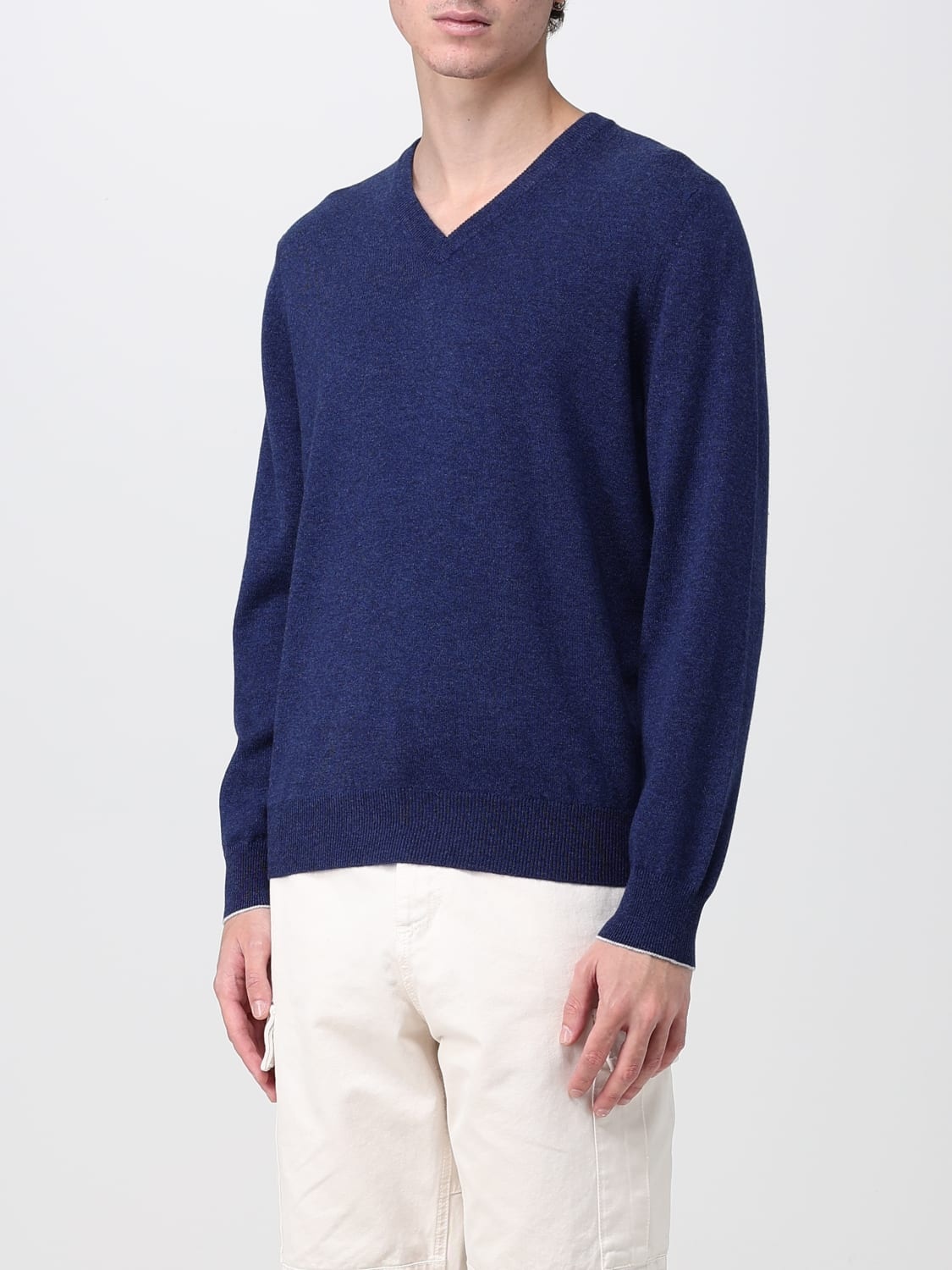 Brunello Cucinelli v-neck sweater - 1