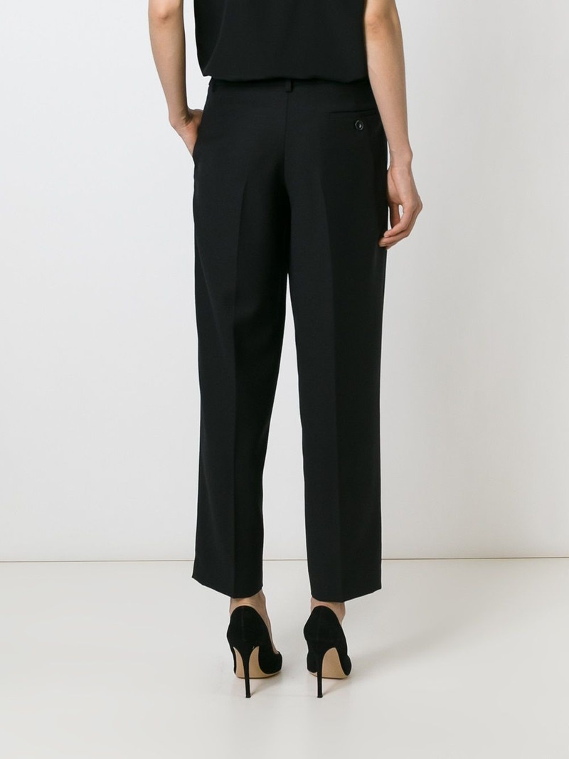 straight fit tailored trousers 4
