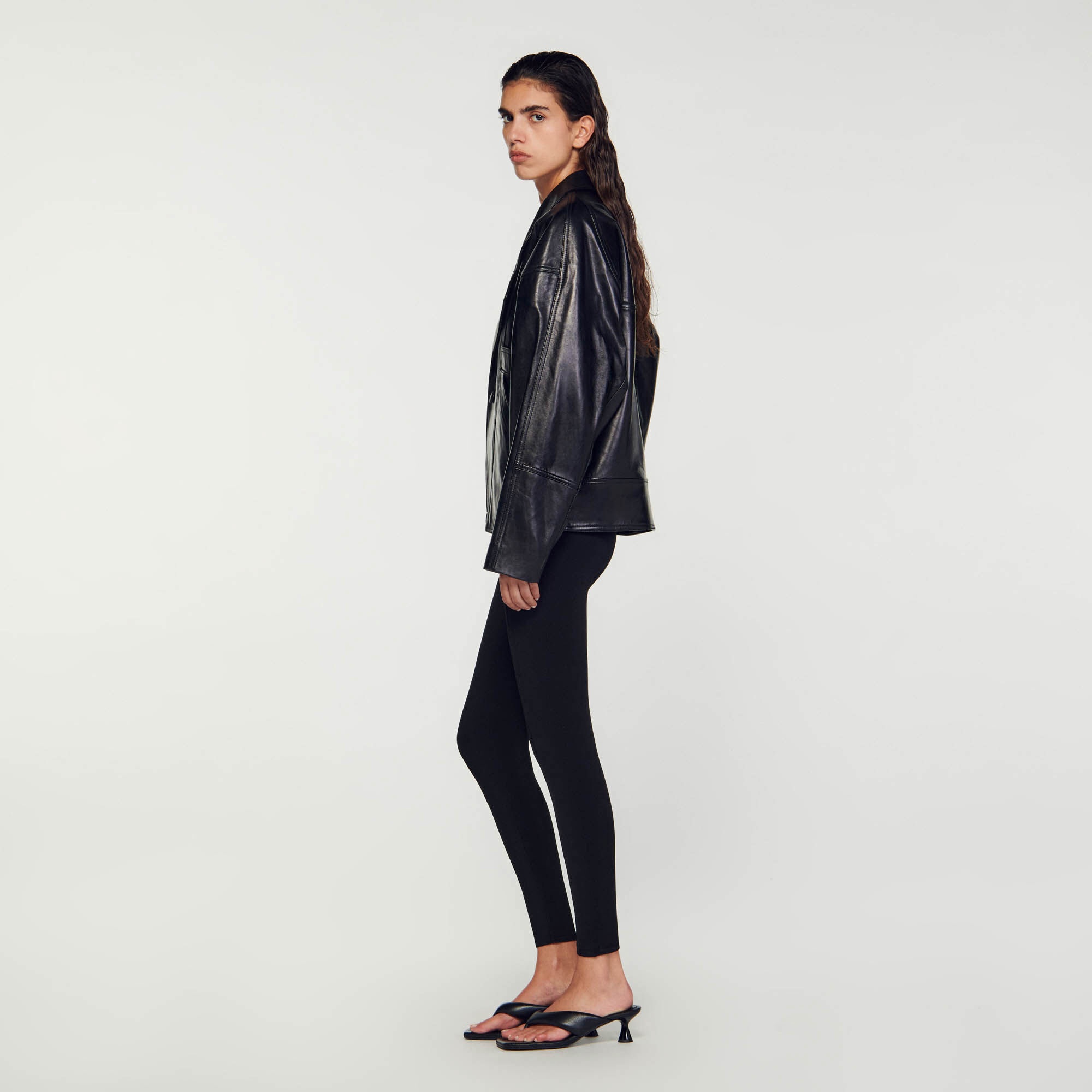 OVERSIZED LEATHER JACKET - 7
