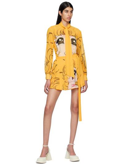 pushBUTTON Yellow Crying Girl Blouse outlook