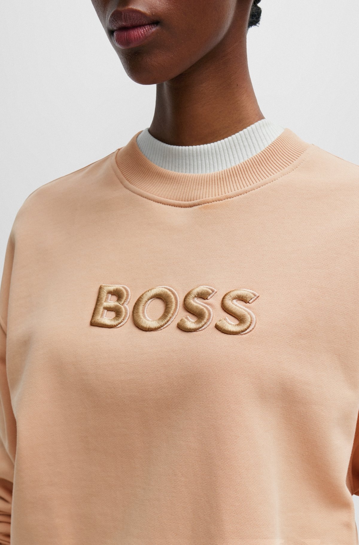 COTTON-TERRY SWEATSHIRT WITH LOGO DETAIL - 5