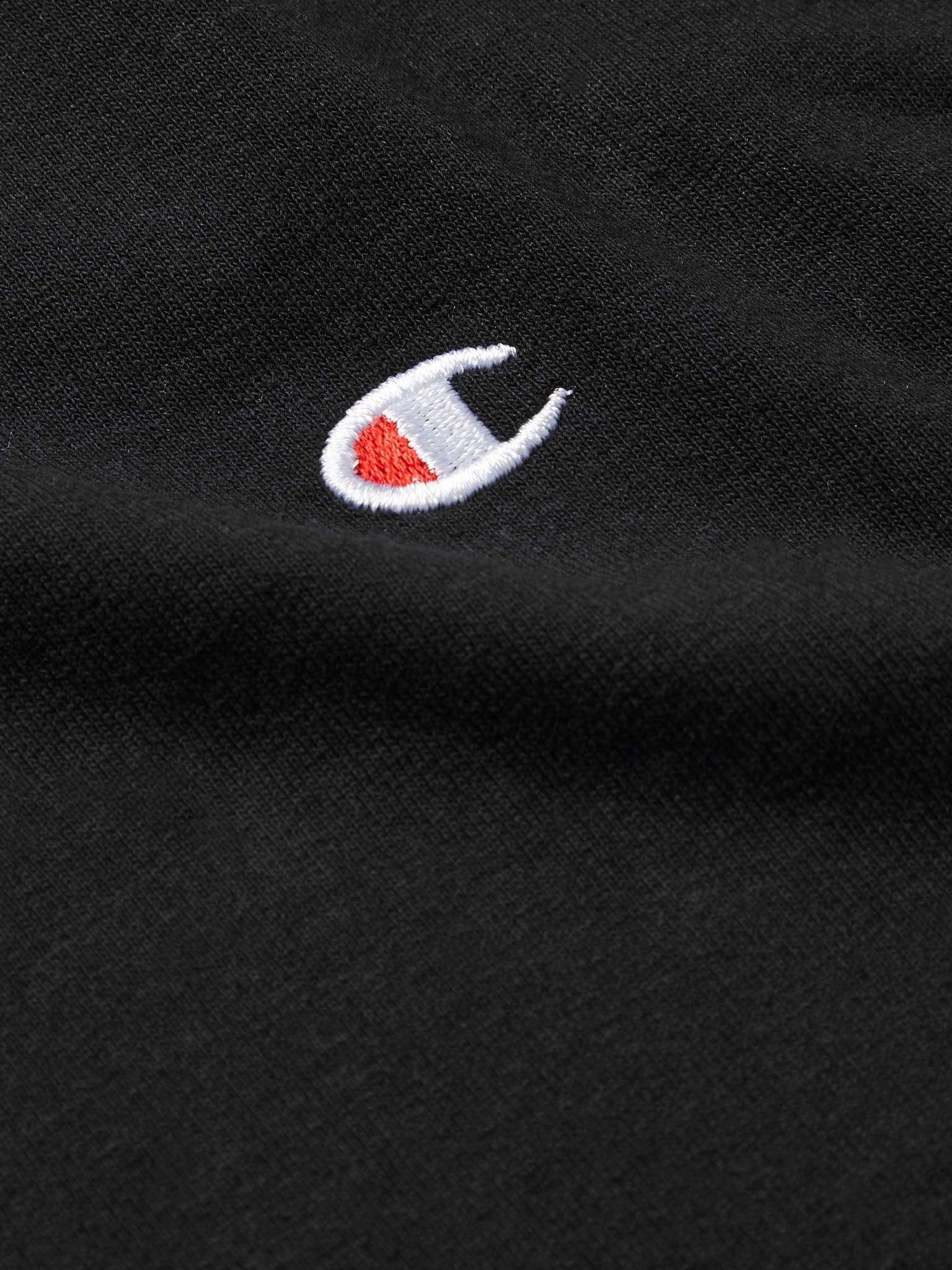 Logo-Embroidered Cotton-Jersey T-Shirt - 5