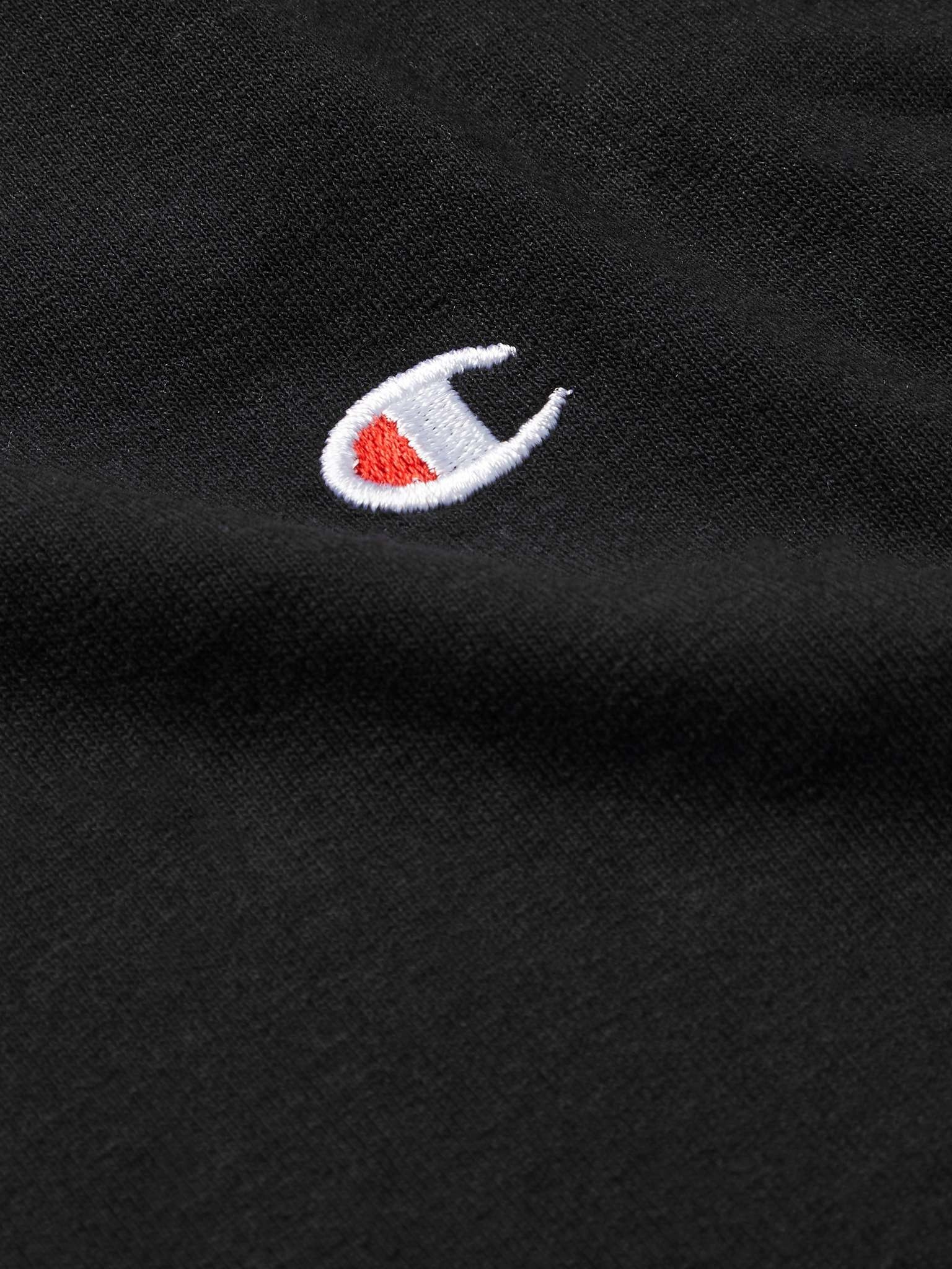 Logo-Embroidered Cotton-Jersey T-Shirt - 3