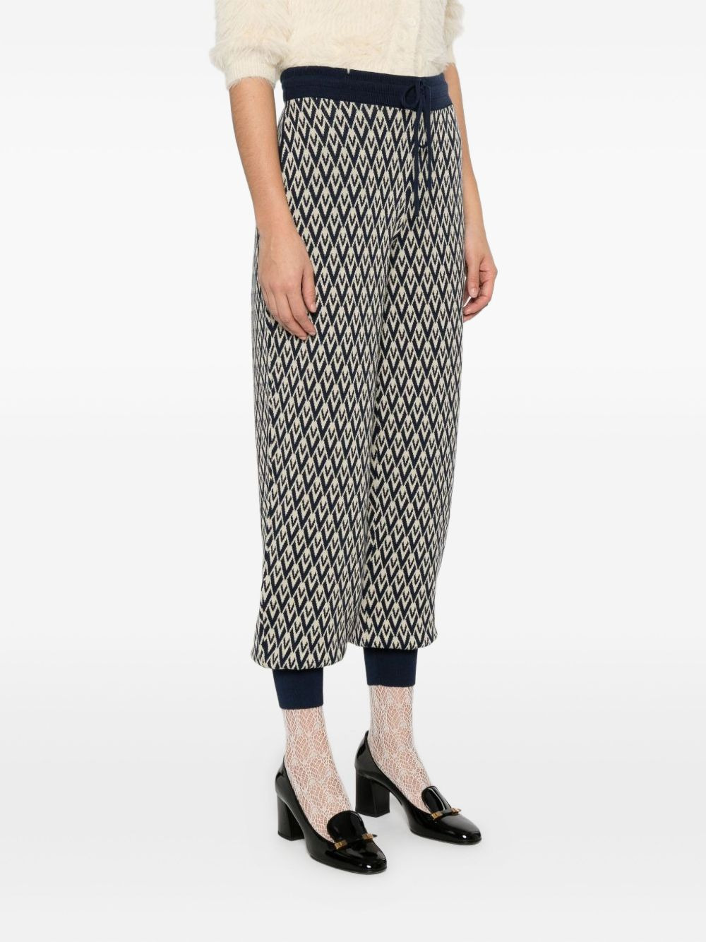 jacquard track pants - 2