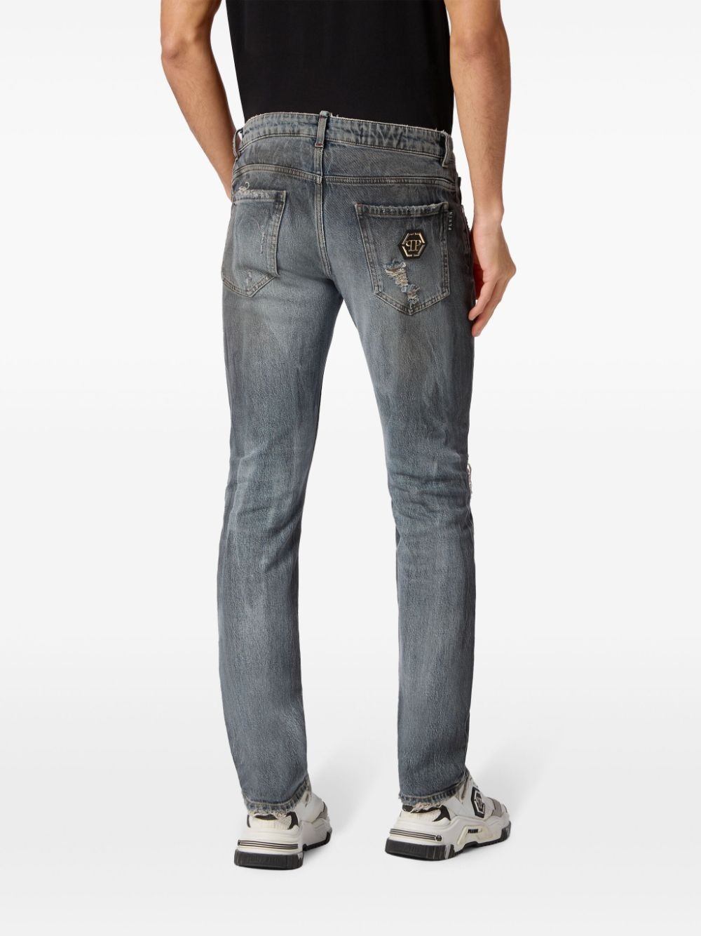 mid-rise slim-fit jeans - 4