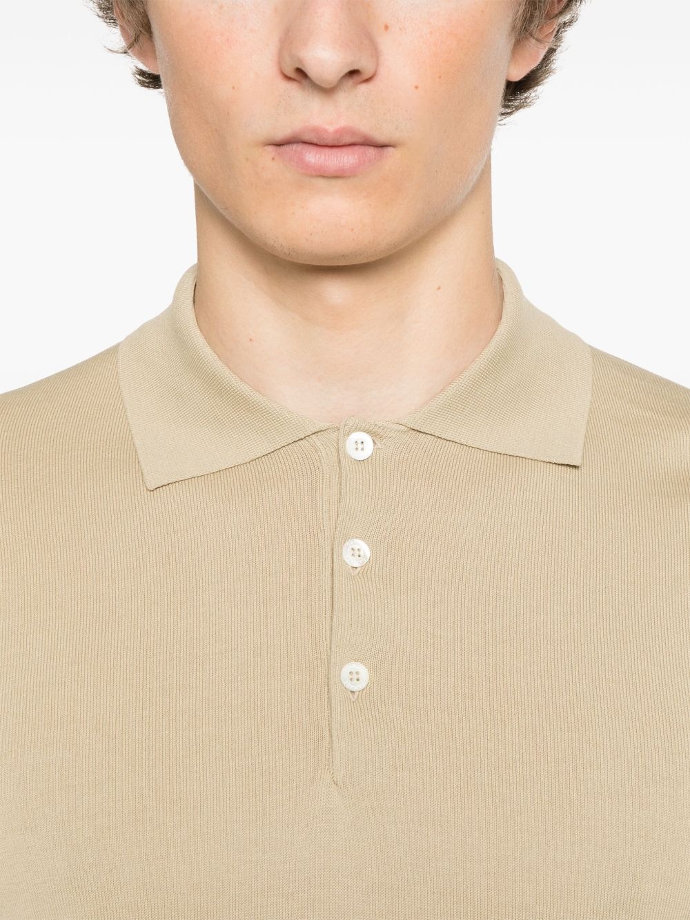 cotton polo top - 4