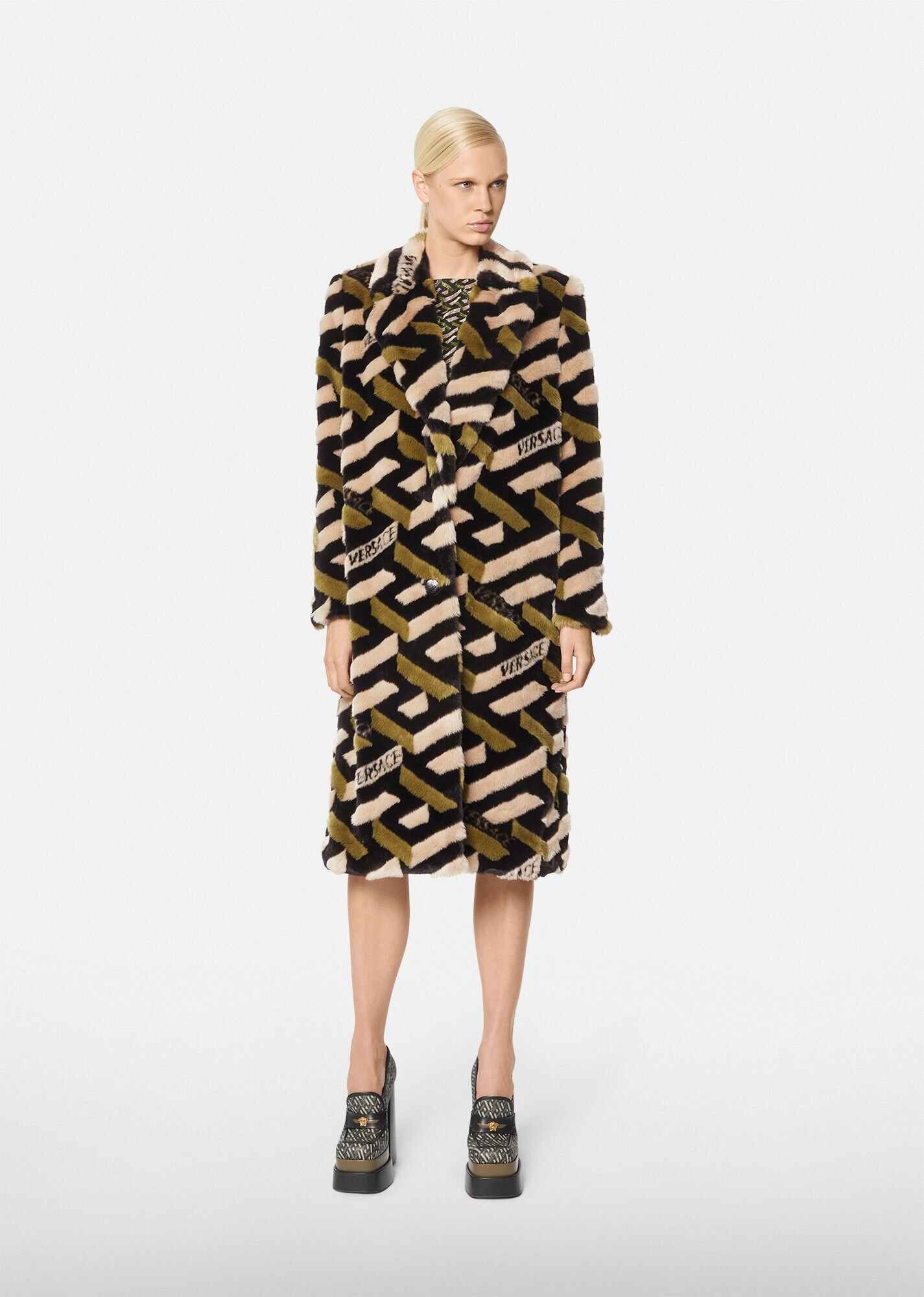 La Greca Faux Fur Coat - 2
