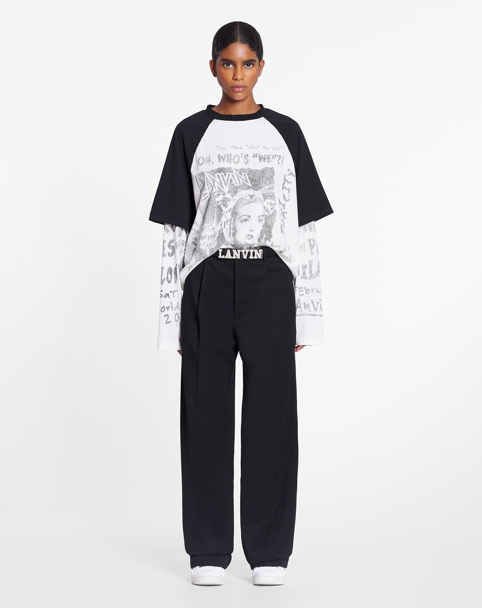 LANVIN X FUTURE UNISEX WIDE-LEG PANTS - 2