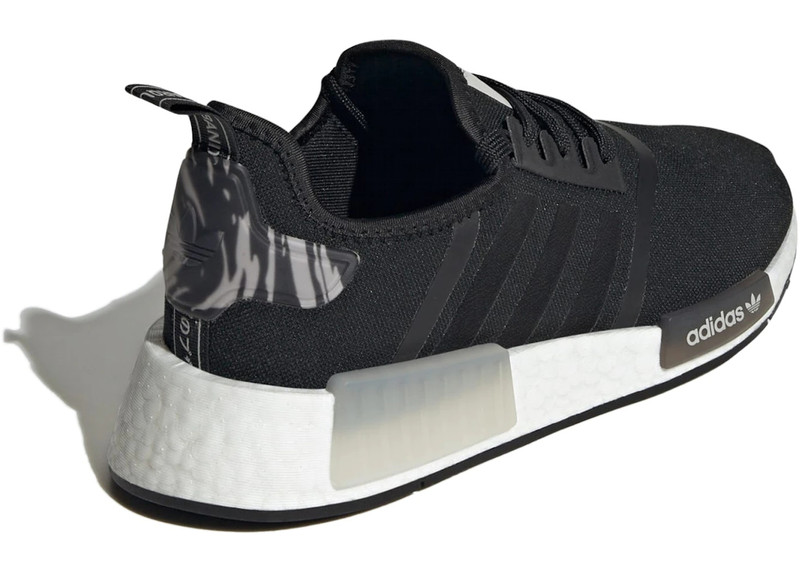 adidas adidas NMD R1 Core Black White Marble (Women's) outlook
