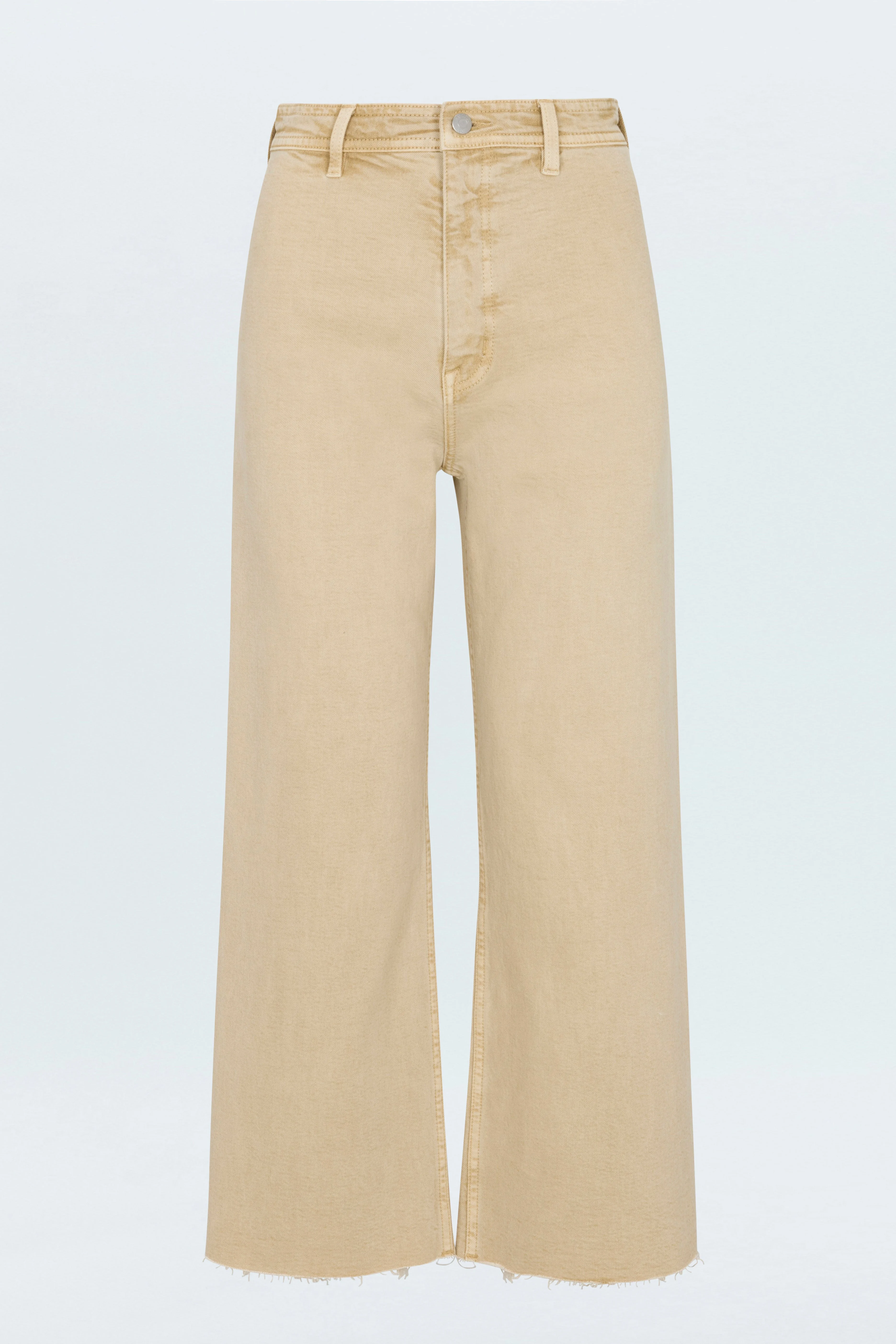 PENNY HIGH RISE WIDE LEG JEAN - SAND DOLLAR - 1