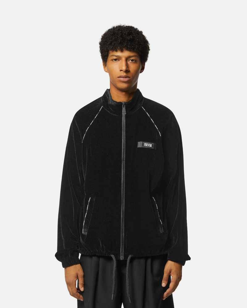 Logo Chenille Zipper Sweatshirt 4