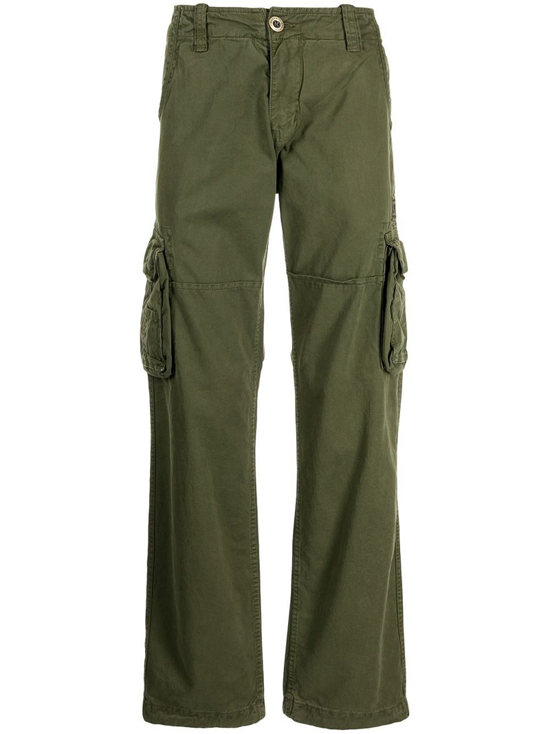 straight-leg cargo trousers 1