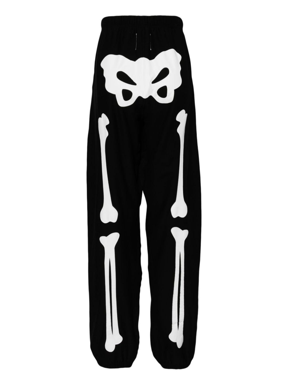 bone patch two-tone trousers - 2