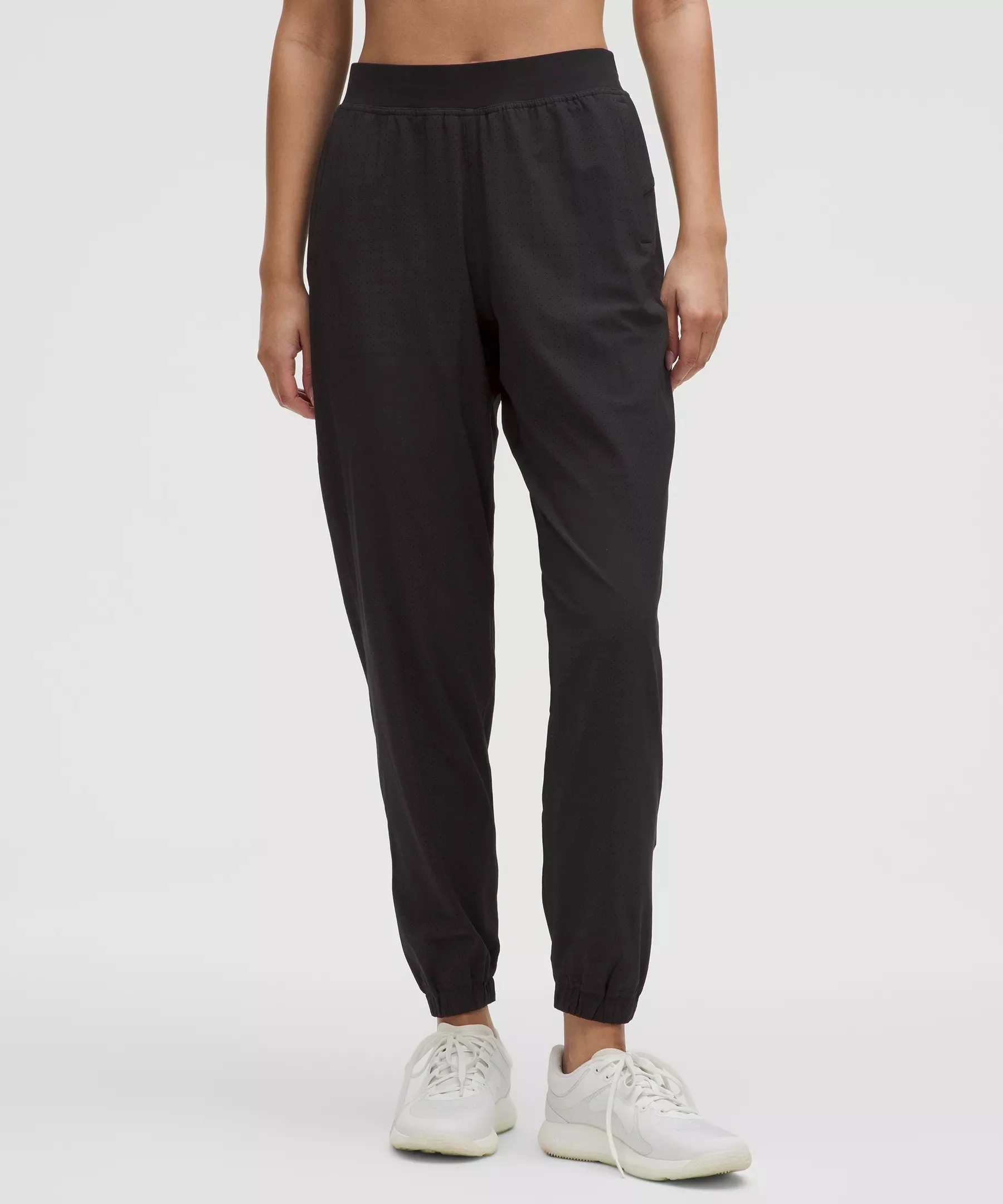 Adapted State Perforated High-Rise Jogger - 1