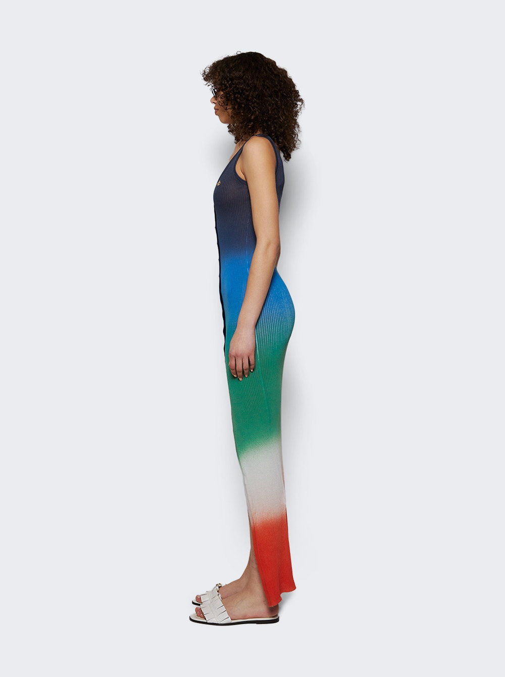 Gradient Long Rib Dress Multicolor - 3
