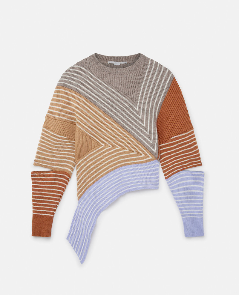 S by S 3D Stripes Wool Jumper 1