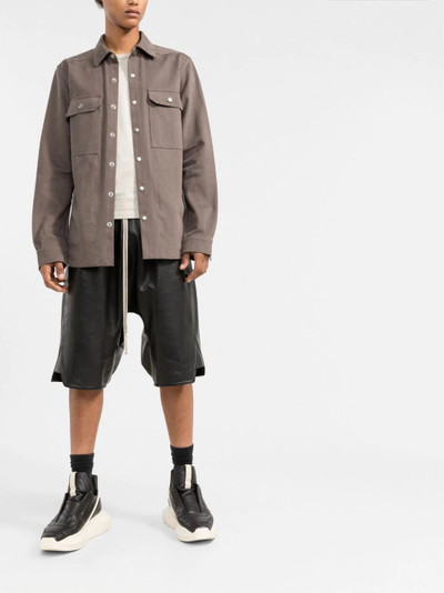 Rick Owens long-sleeved shirt jacket outlook