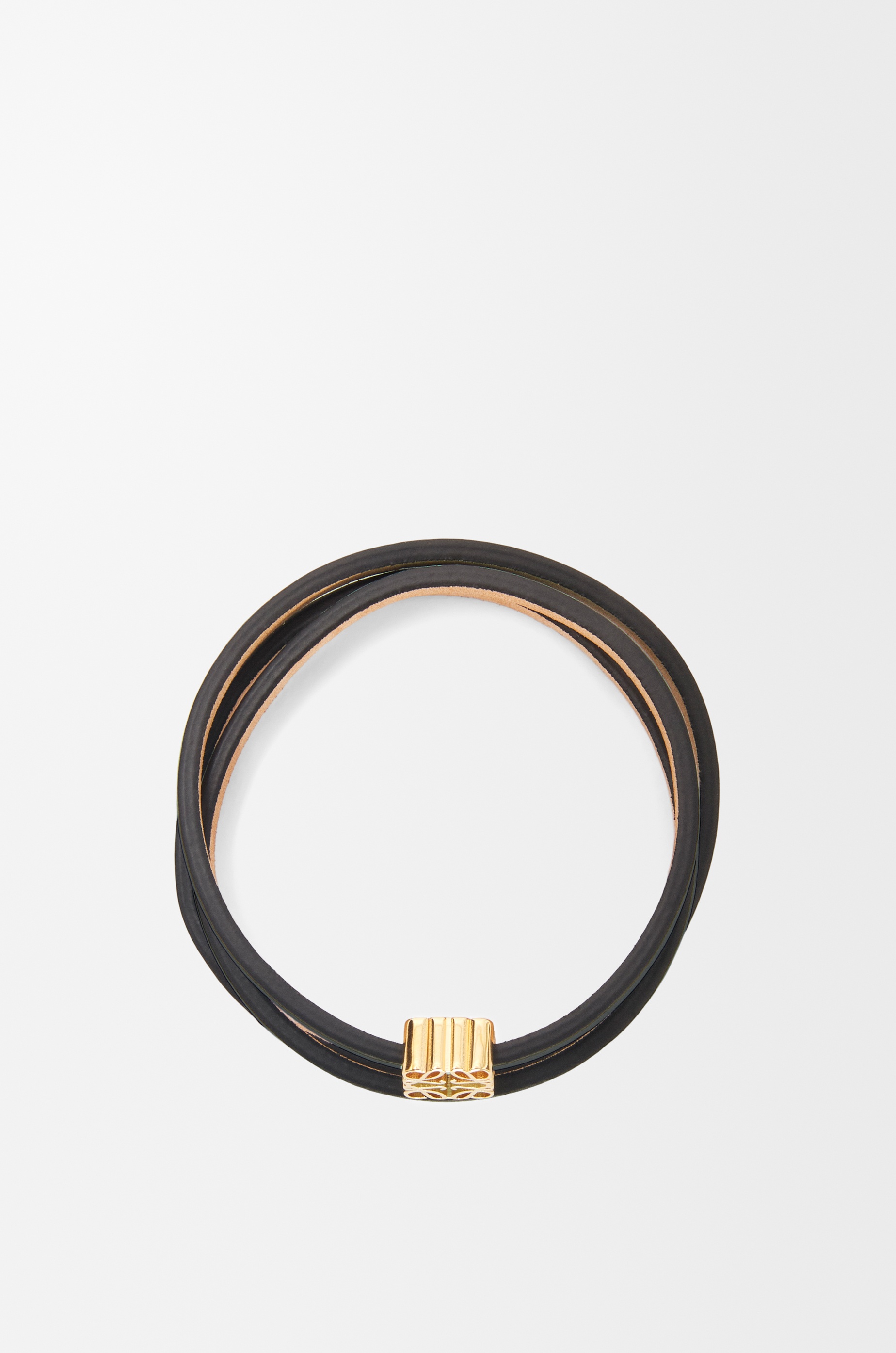 Twist bangle in calfskin - 3