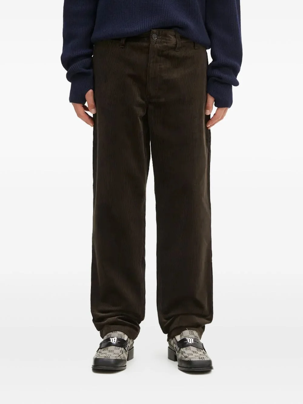 corduroy cotton trousers - 1