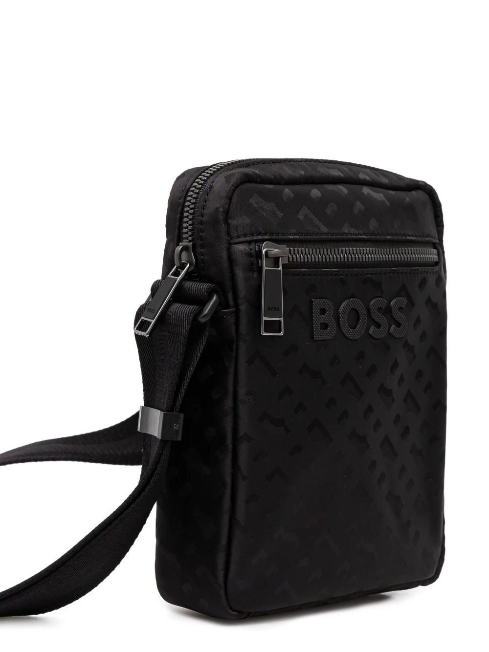 embossed-logo messenger bag - 3