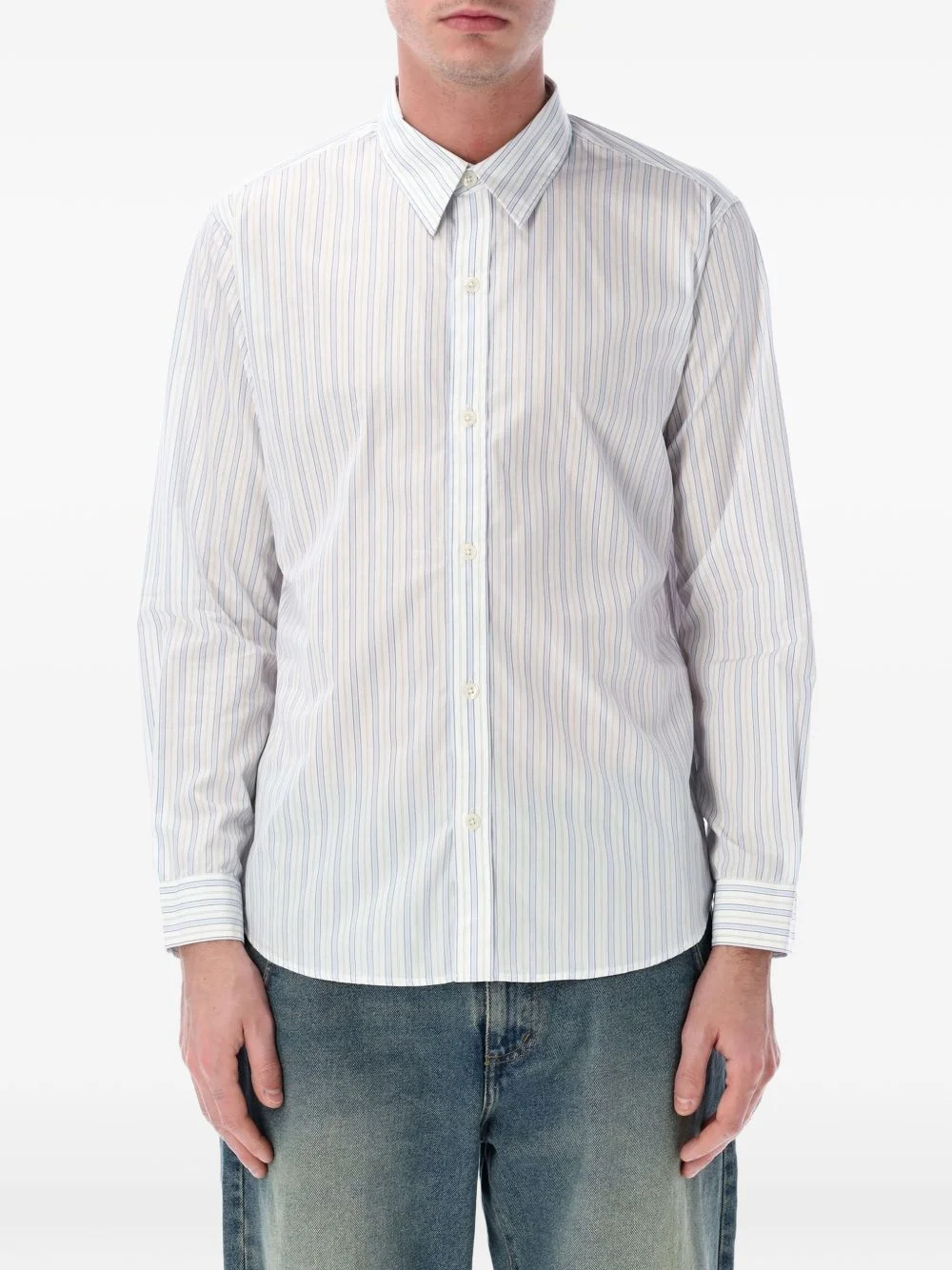 striped pattern shirt - 1