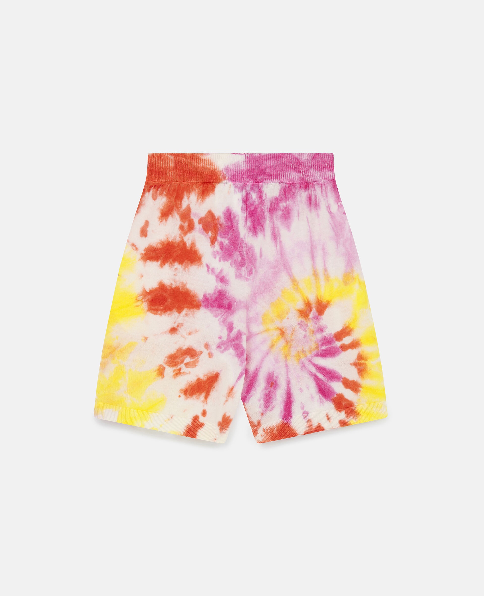 Splatted Print Knit Shorts - 1