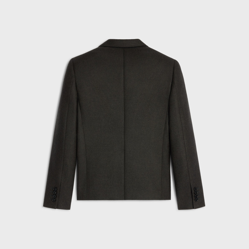 CELINE short jacket in cashmere flannel outlook