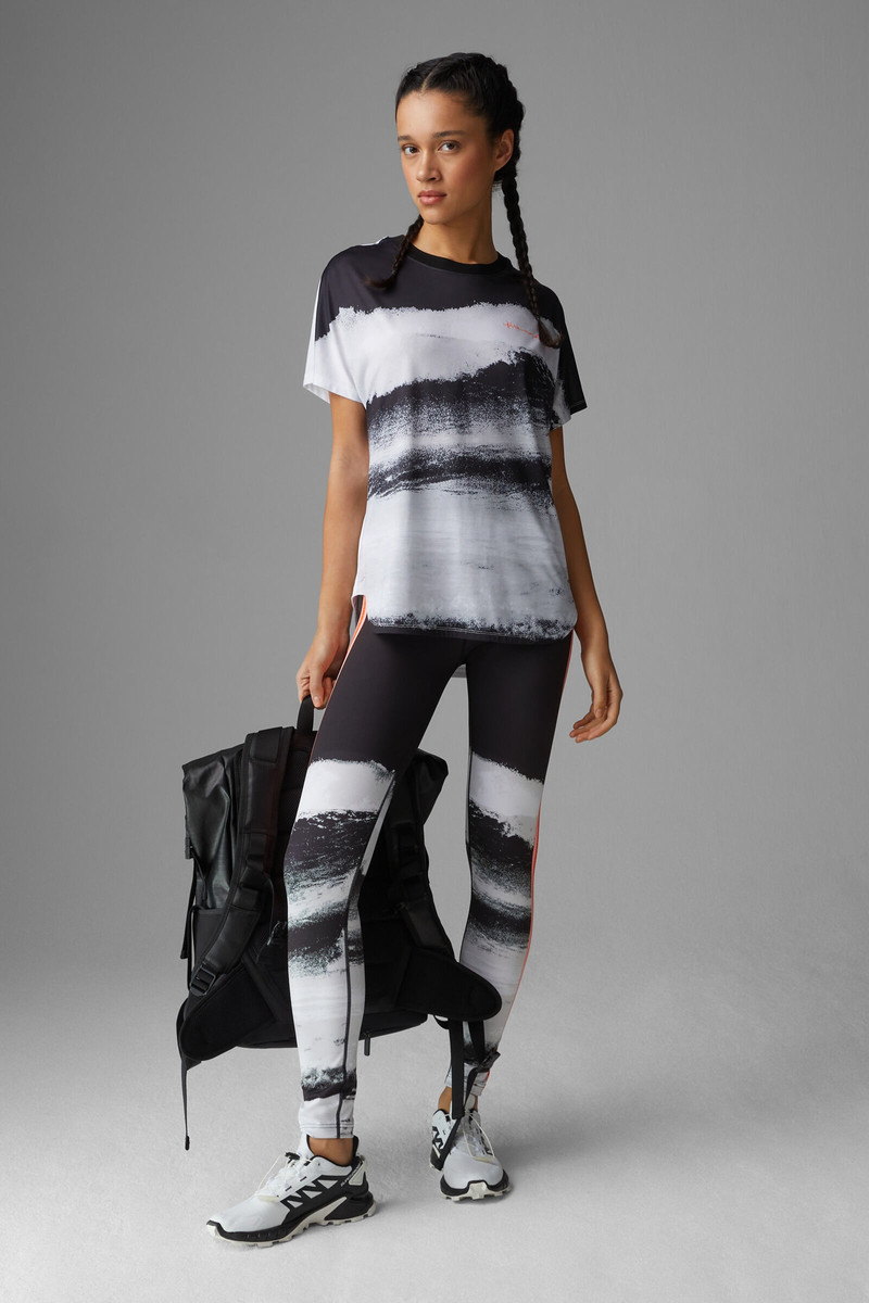 BOGNER Christin Tights in Black/White/Orange outlook