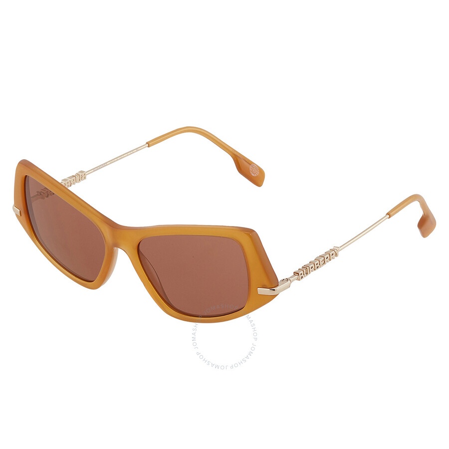 Burberry Brown Irregular Ladies Sunglasses BE4408 409473 52 - 4