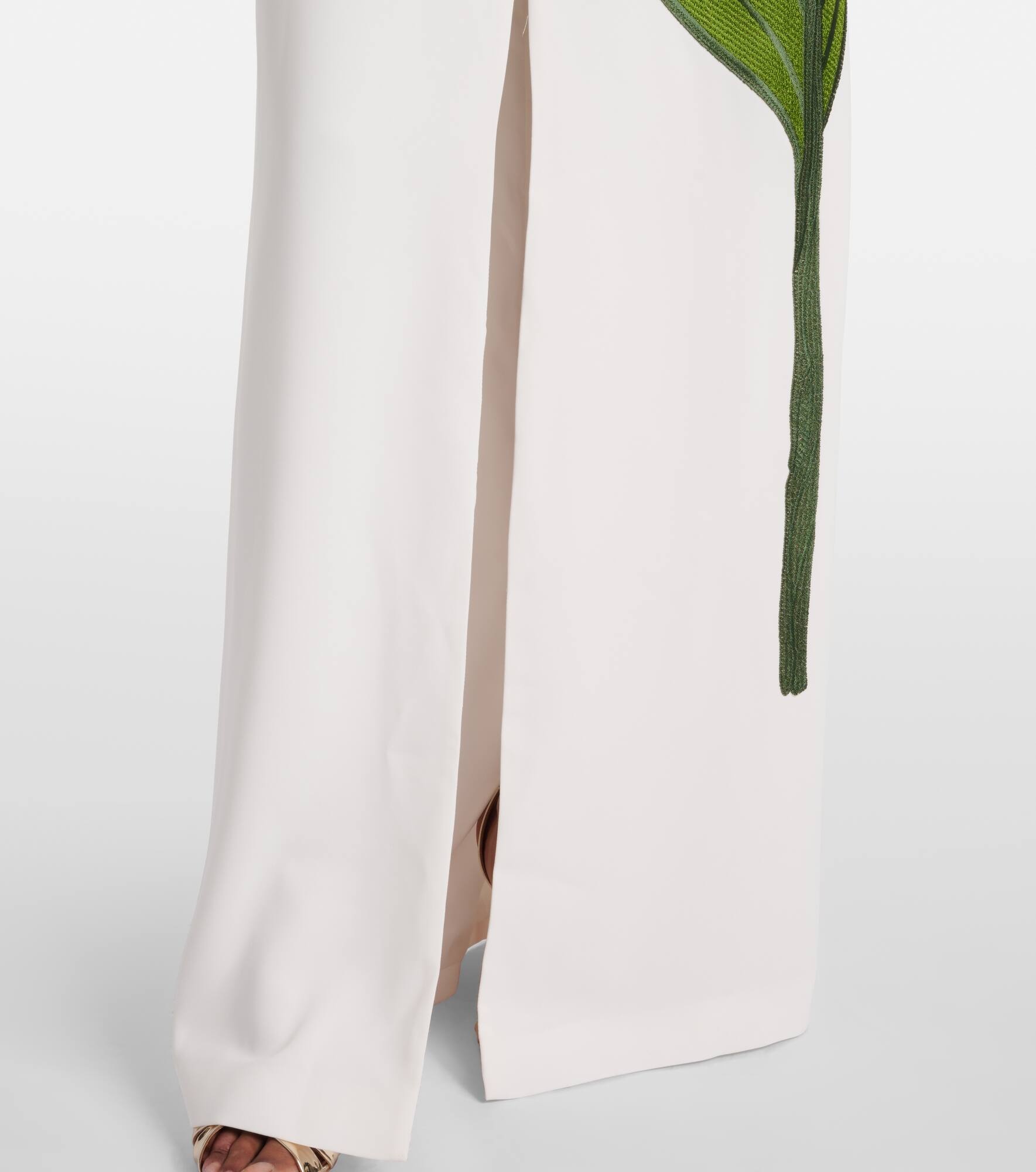 Jennis floral sequined crêpe maxi dress - 5