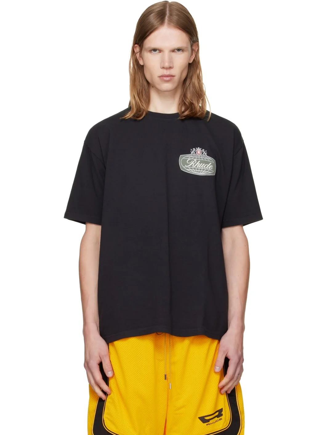 Black 'Rhude Desert Crest' T-shirt - 1