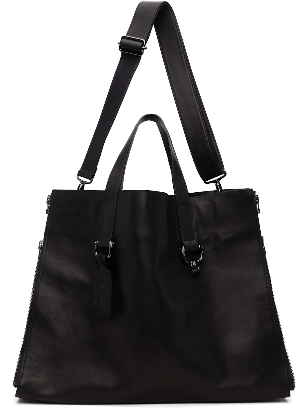 Black Zipper LL Tote - 1