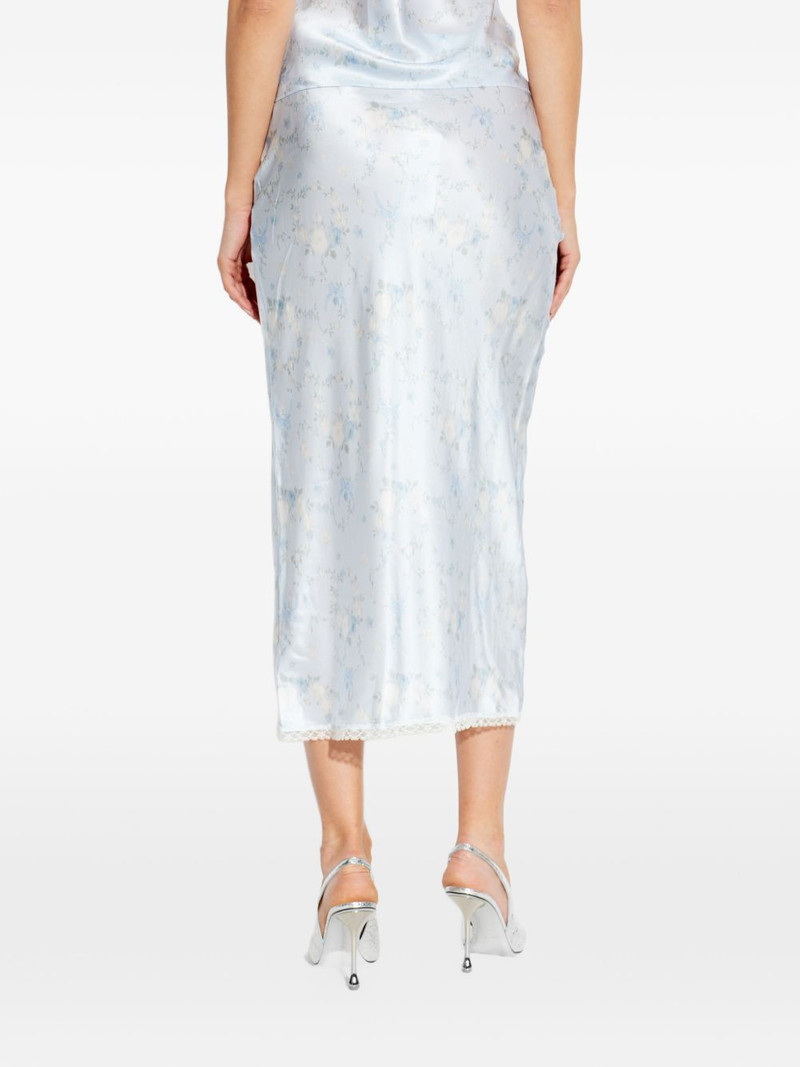 Kalo floral-print lace maxi skirt 4