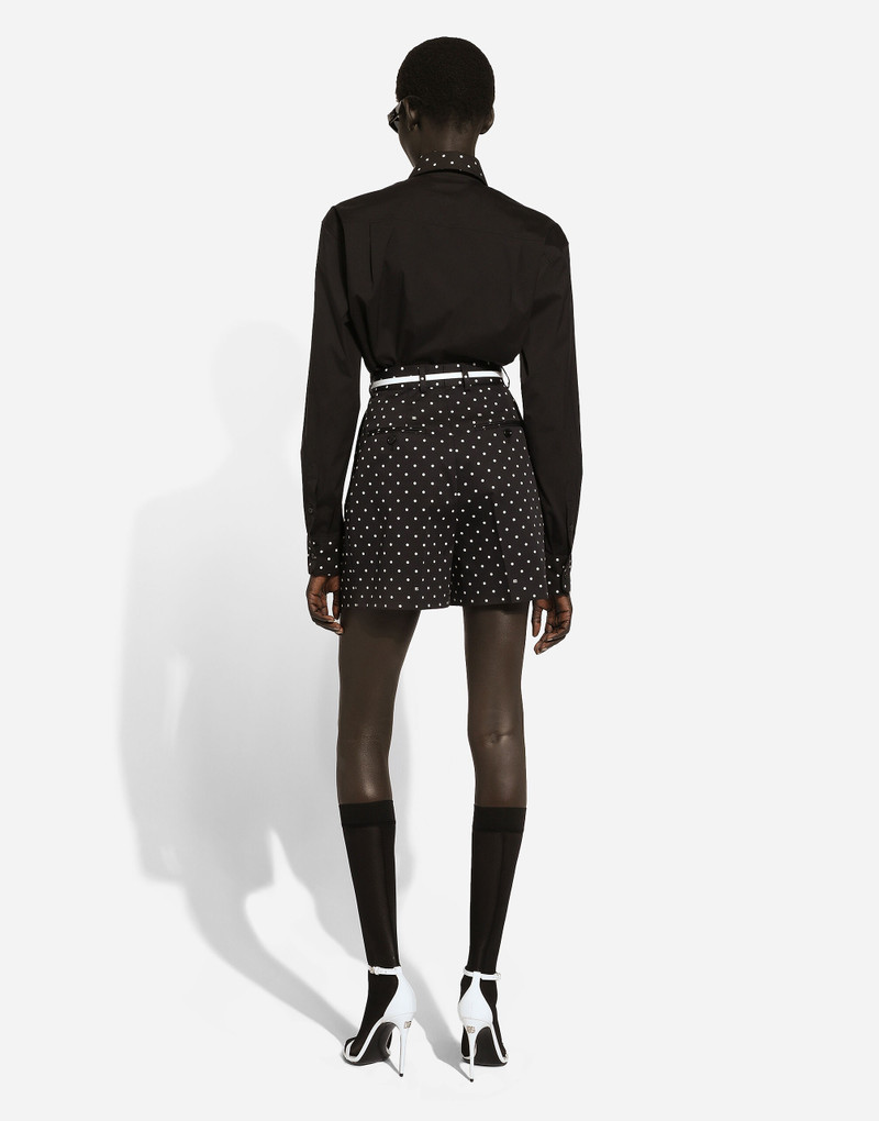 Polka-dot cotton shorts 3