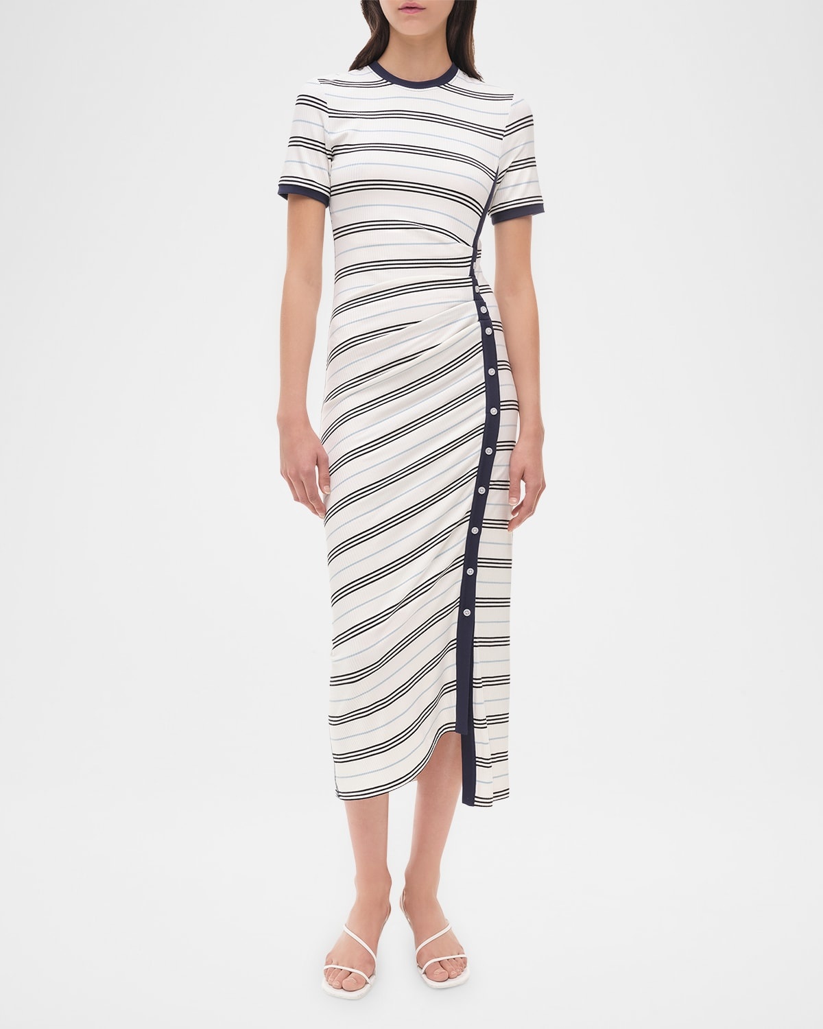Shanna Short-Sleeve Midi Dress - 2