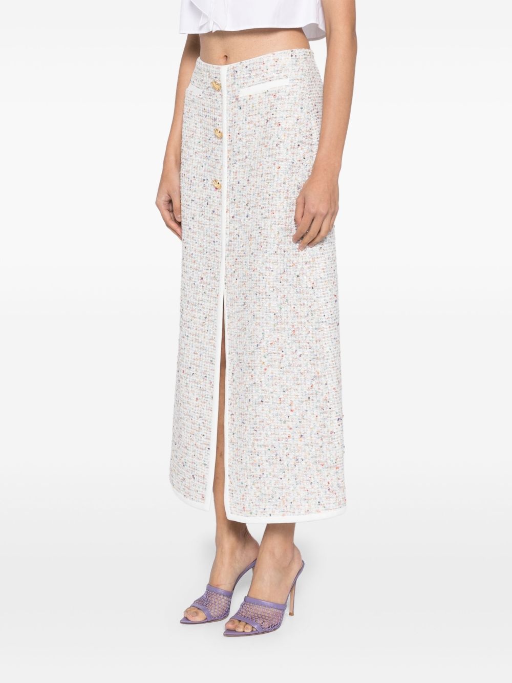 sequin-embellished skirt - 3