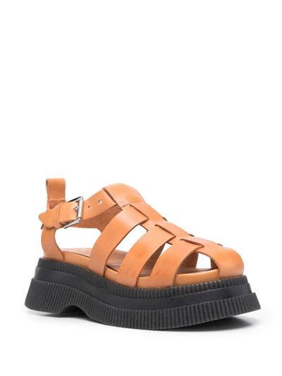 GANNI Creepers caged sandals outlook