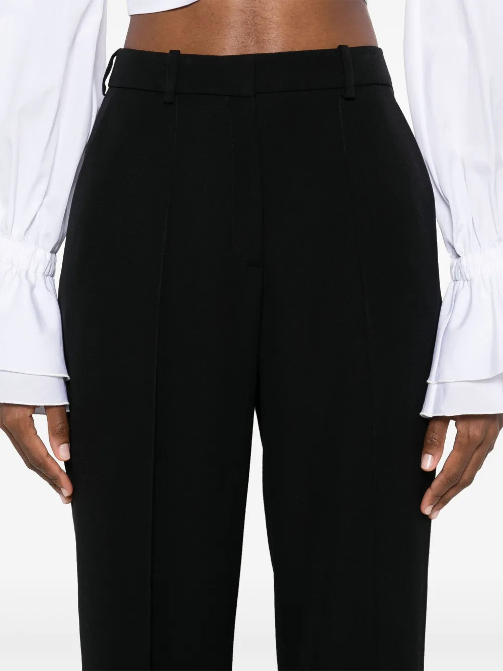 TAILORED GRAIN DE POUDRE TROUSERS - 5