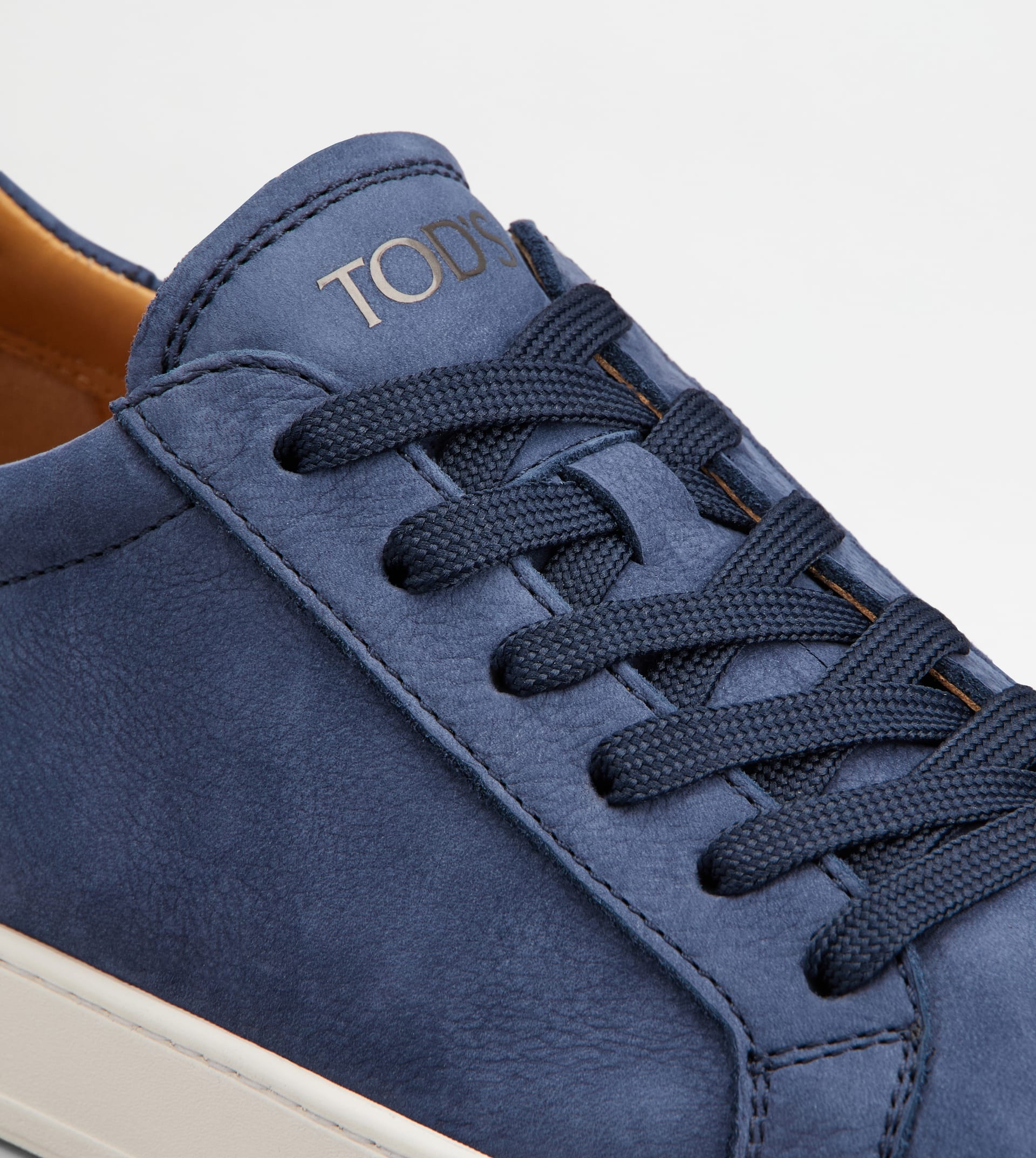 SNEAKERS IN NUBUCK - BLUE - 5