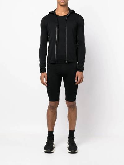 Rick Owens long-length cycling shorts outlook