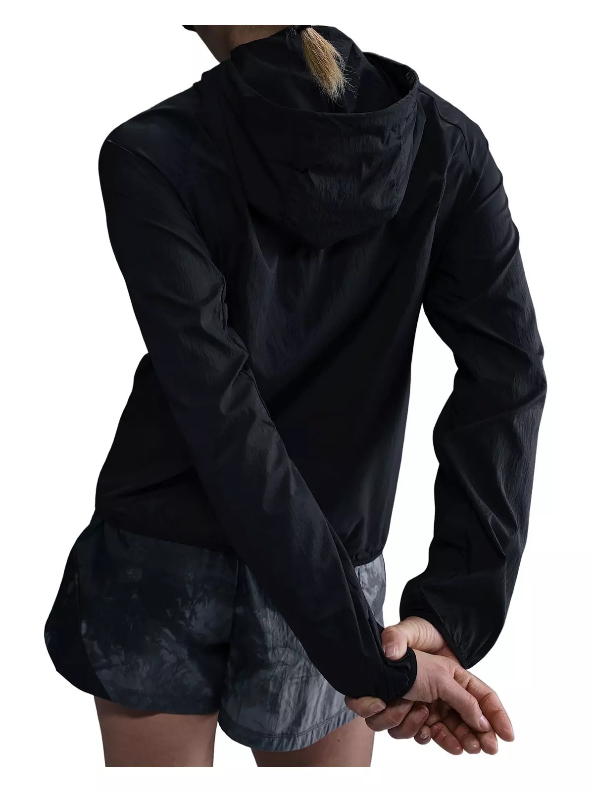Women's Trail Repel Running Jacket -Black - 2