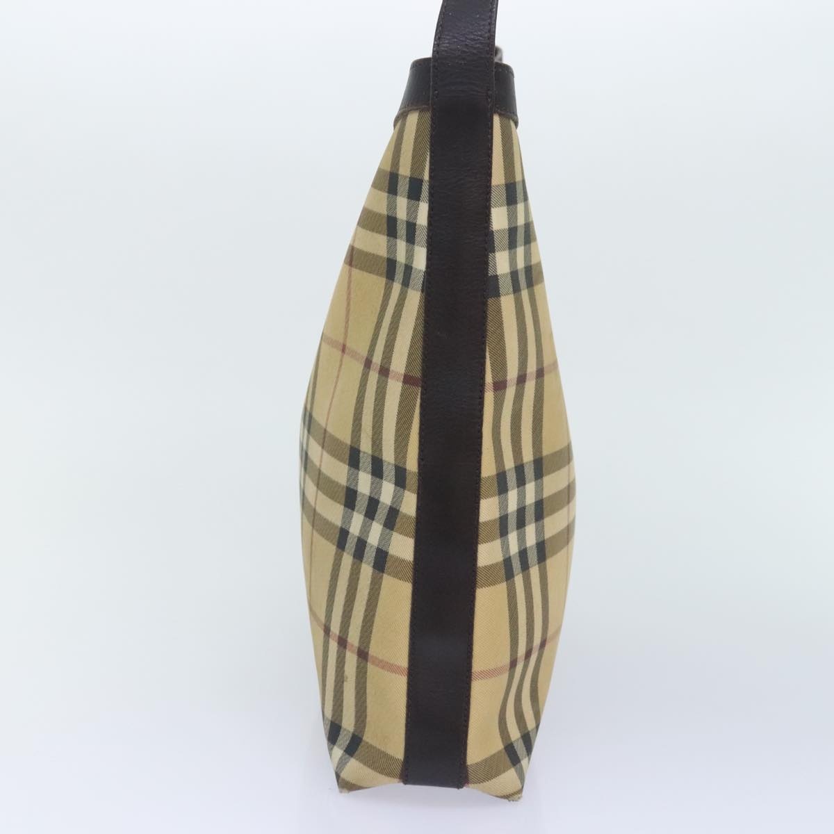 Burberry Nova Check Shoulder Bag Coated Canvas Beige - 4