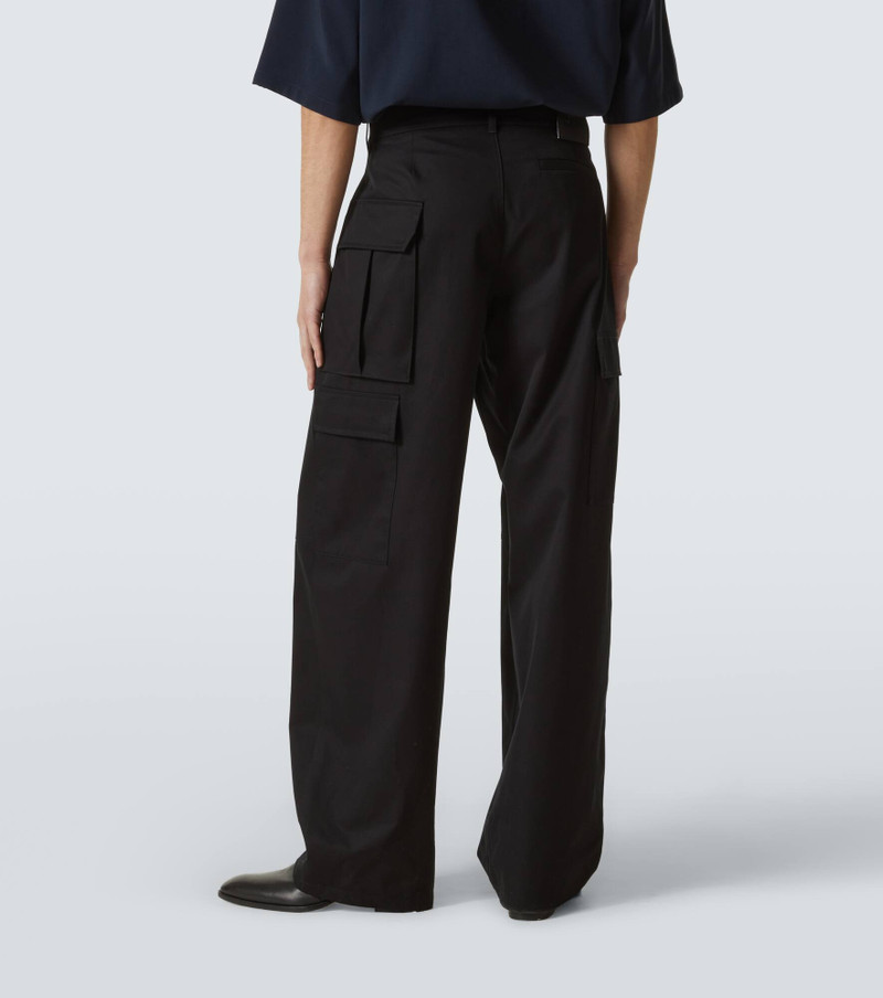Cotton and silk cargo pants 4