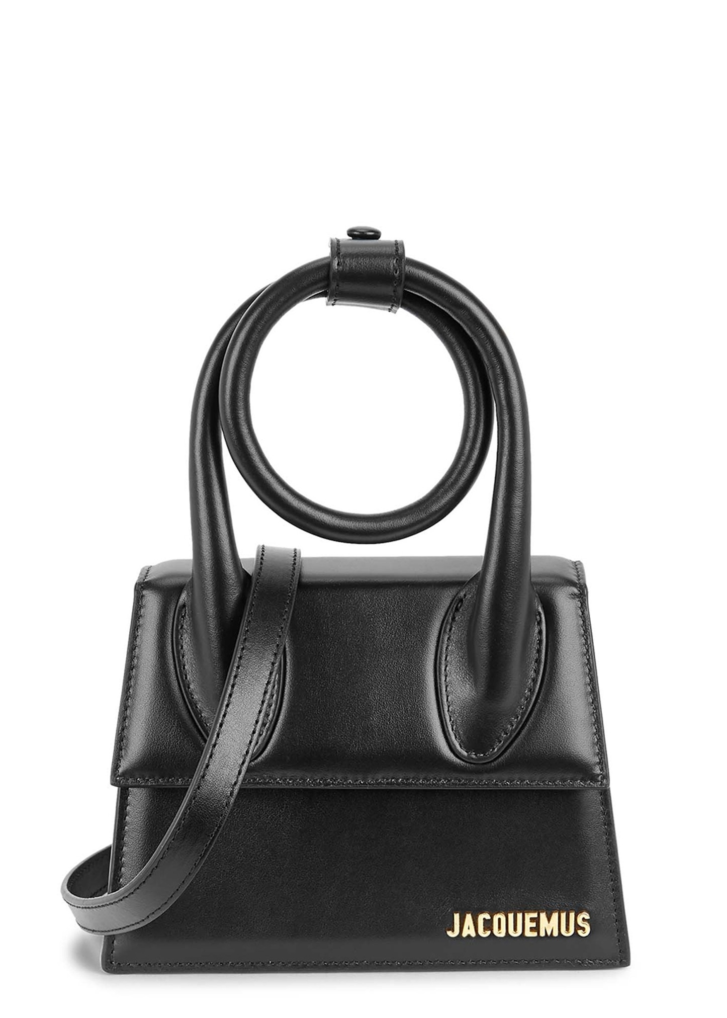 Le Chiquito Noeud leather top handle bag - 1