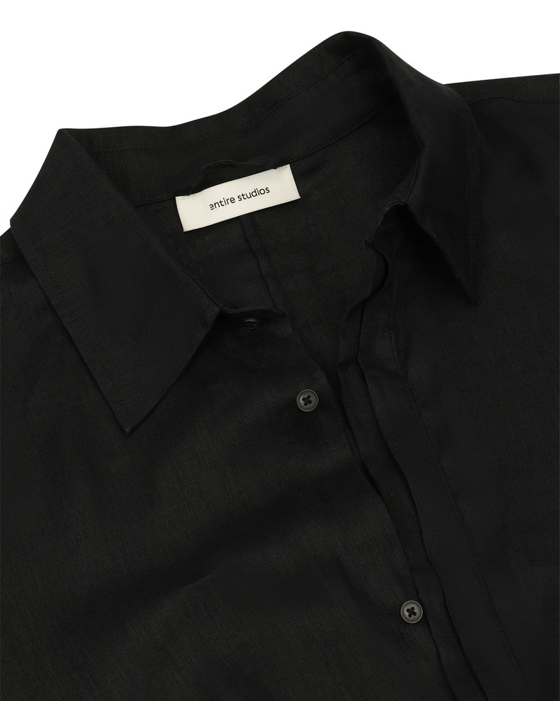 OJAI SHIRT BLACK LINEN 6