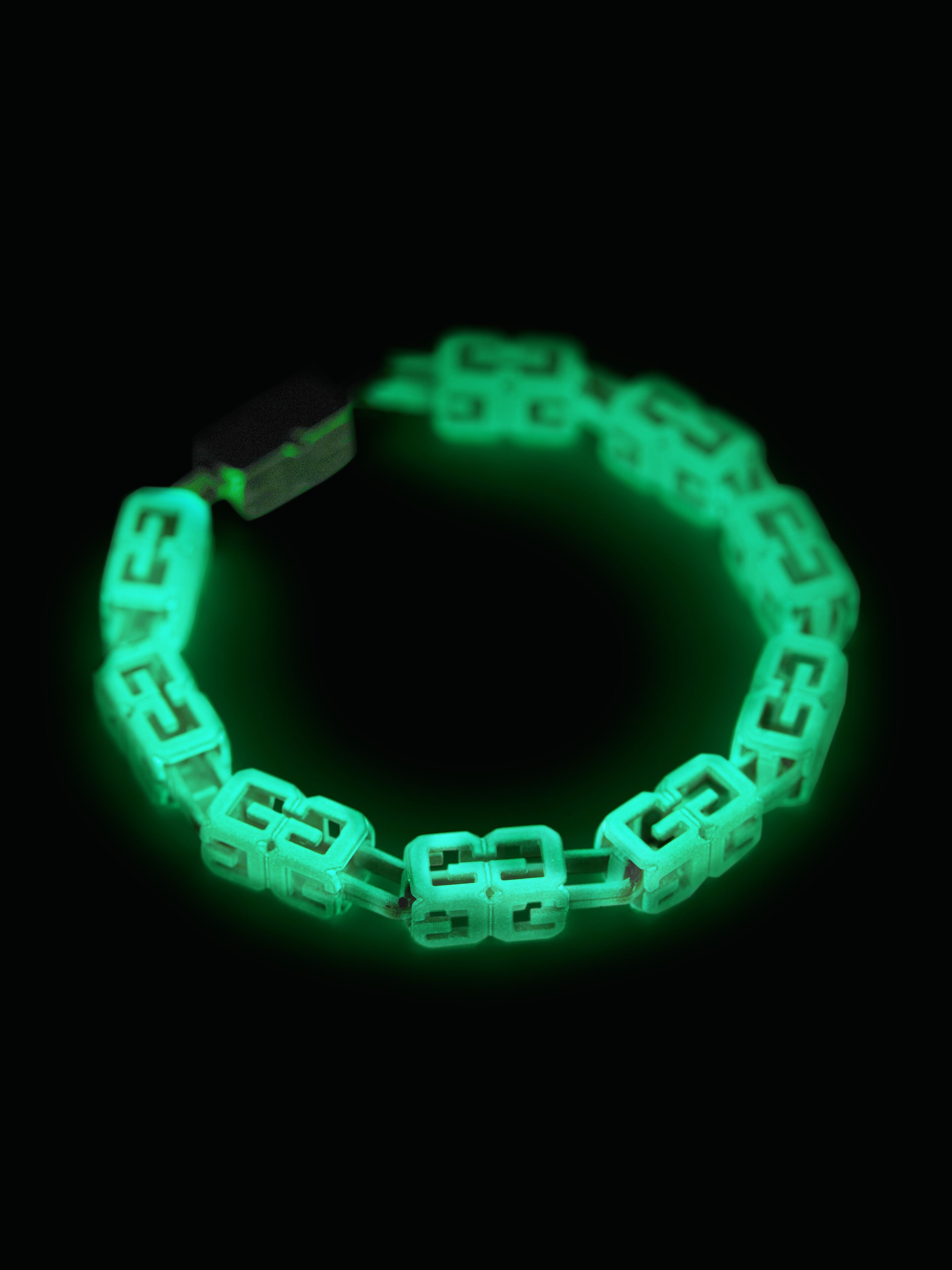 G CUBE BRACELET IN GLOW IN THE DARK ENAMEL - 4